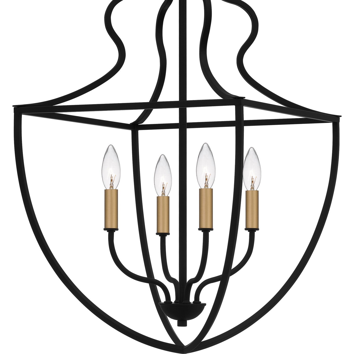 Quoizel - QP6215MBK - Four Light Pendant - Quoizel Pendant - Matte Black
