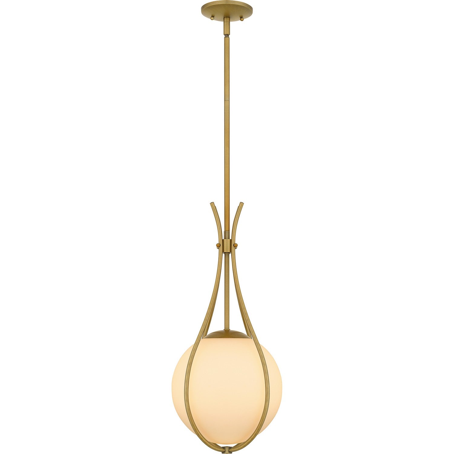 Quoizel - QP6216AB - One Light Mini Pendant - Quoizel Pendant - Aged Brass