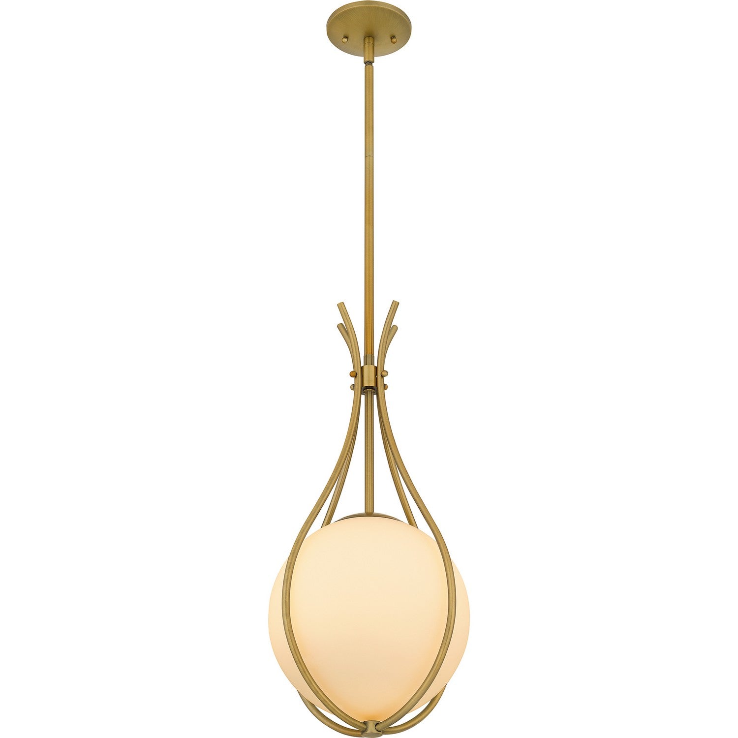 Quoizel - QP6216AB - One Light Mini Pendant - Quoizel Pendant - Aged Brass