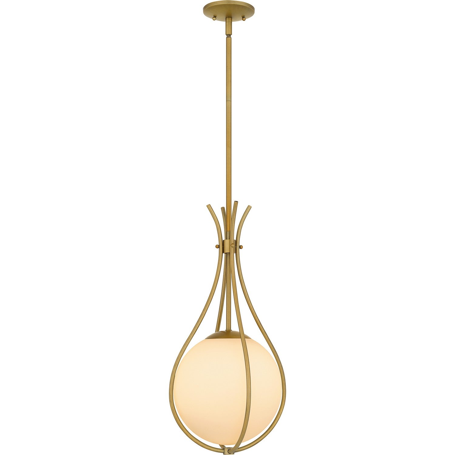 Quoizel - QP6216AB - One Light Mini Pendant - Quoizel Pendant - Aged Brass