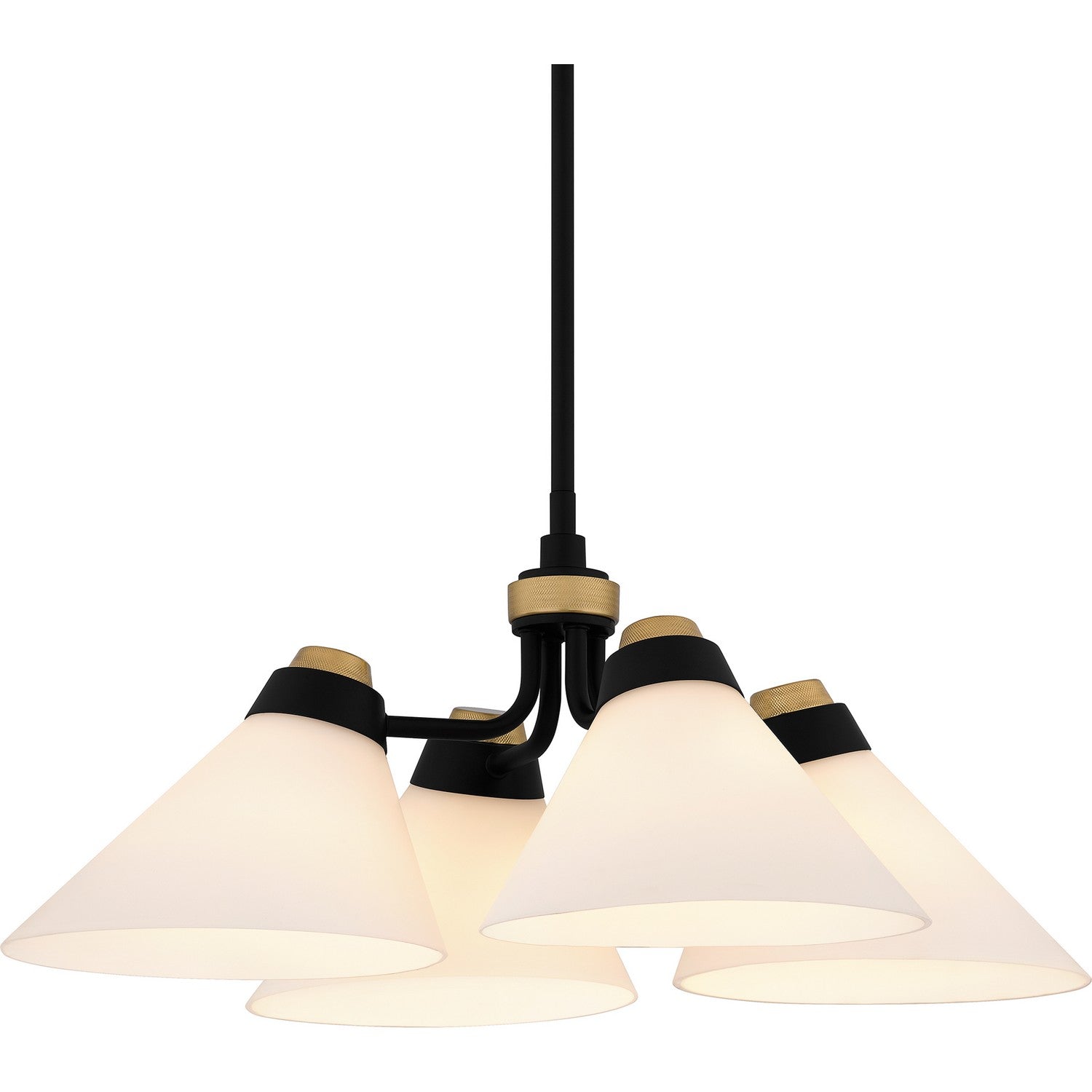 Quoizel - QP6218MBK - Four Light Pendant - Quoizel Pendant - Matte Black