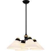 Quoizel - QP6218MBK - Four Light Pendant - Quoizel Pendant - Matte Black