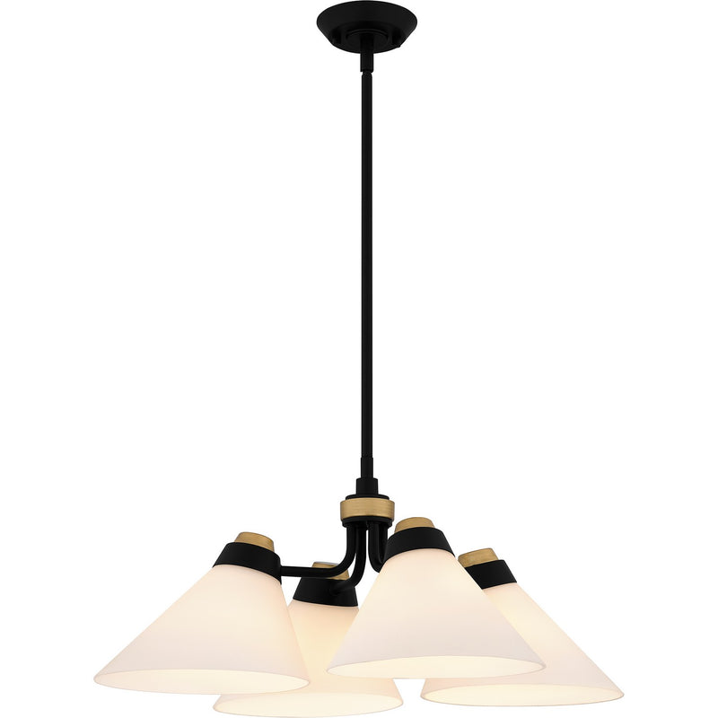 Quoizel - QP6218MBK - Four Light Pendant - Quoizel Pendant - Matte Black