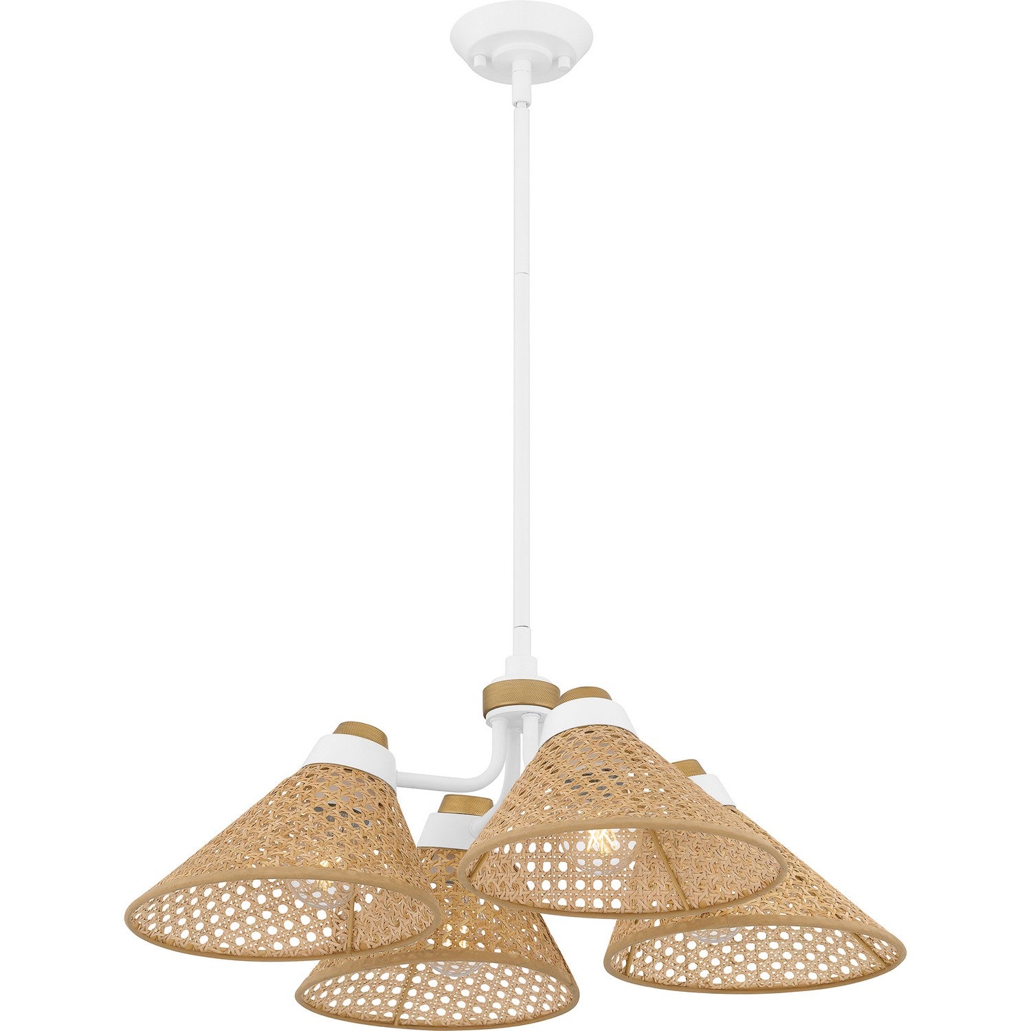 Quoizel - QP6218W - Four Light Pendant - Quoizel Pendant - Matte White