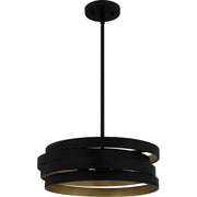 Quoizel - QP6223MBK - Three Light Pendant - Quoizel Pendant - Matte Black