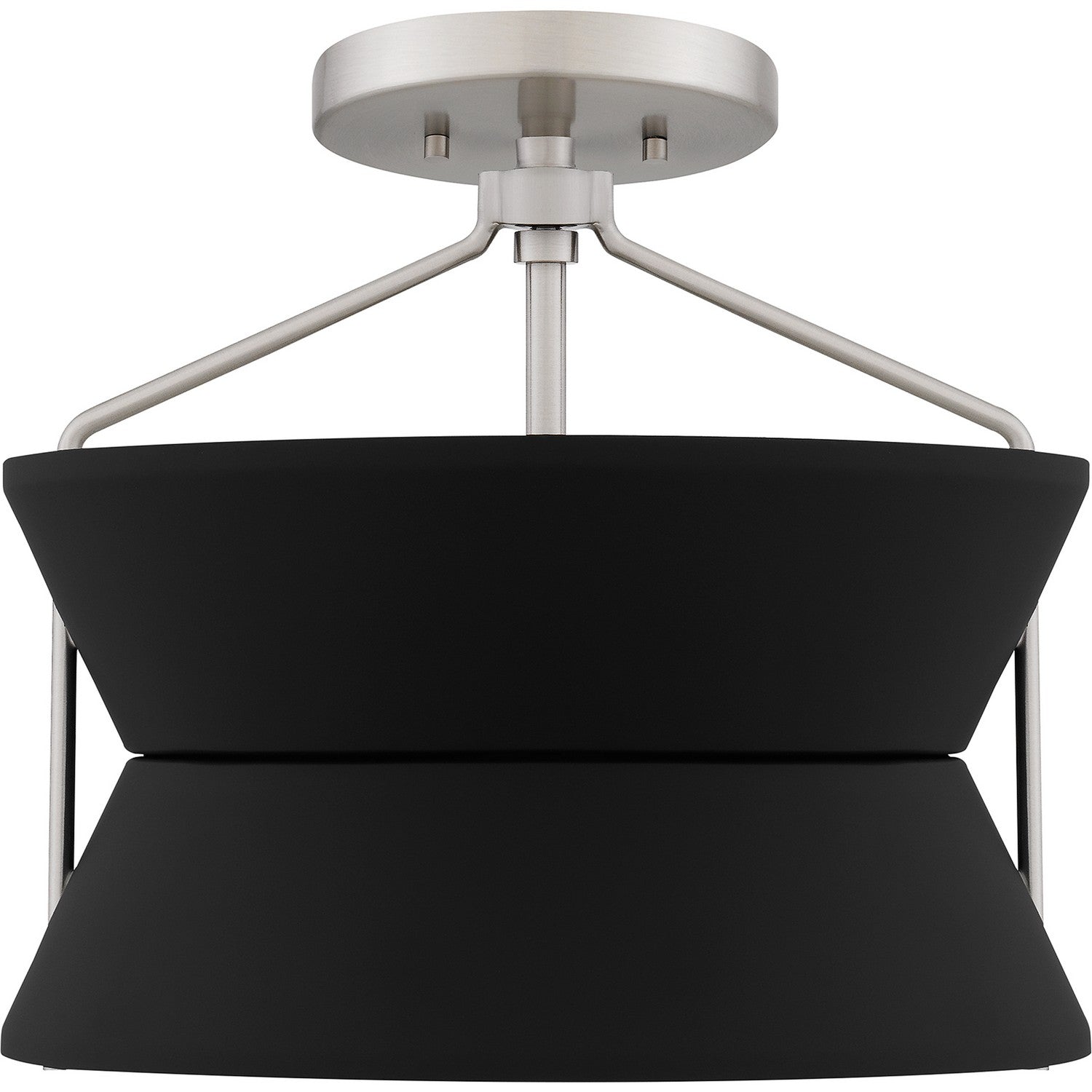 Quoizel - QSF6166BN - Two Light Semi Flush Mount - Quoizel Semi-Flush Mount - Brushed Nickel