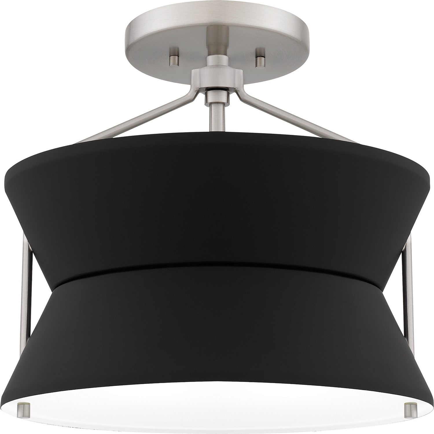 Quoizel - QSF6166BN - Two Light Semi Flush Mount - Quoizel Semi-Flush Mount - Brushed Nickel