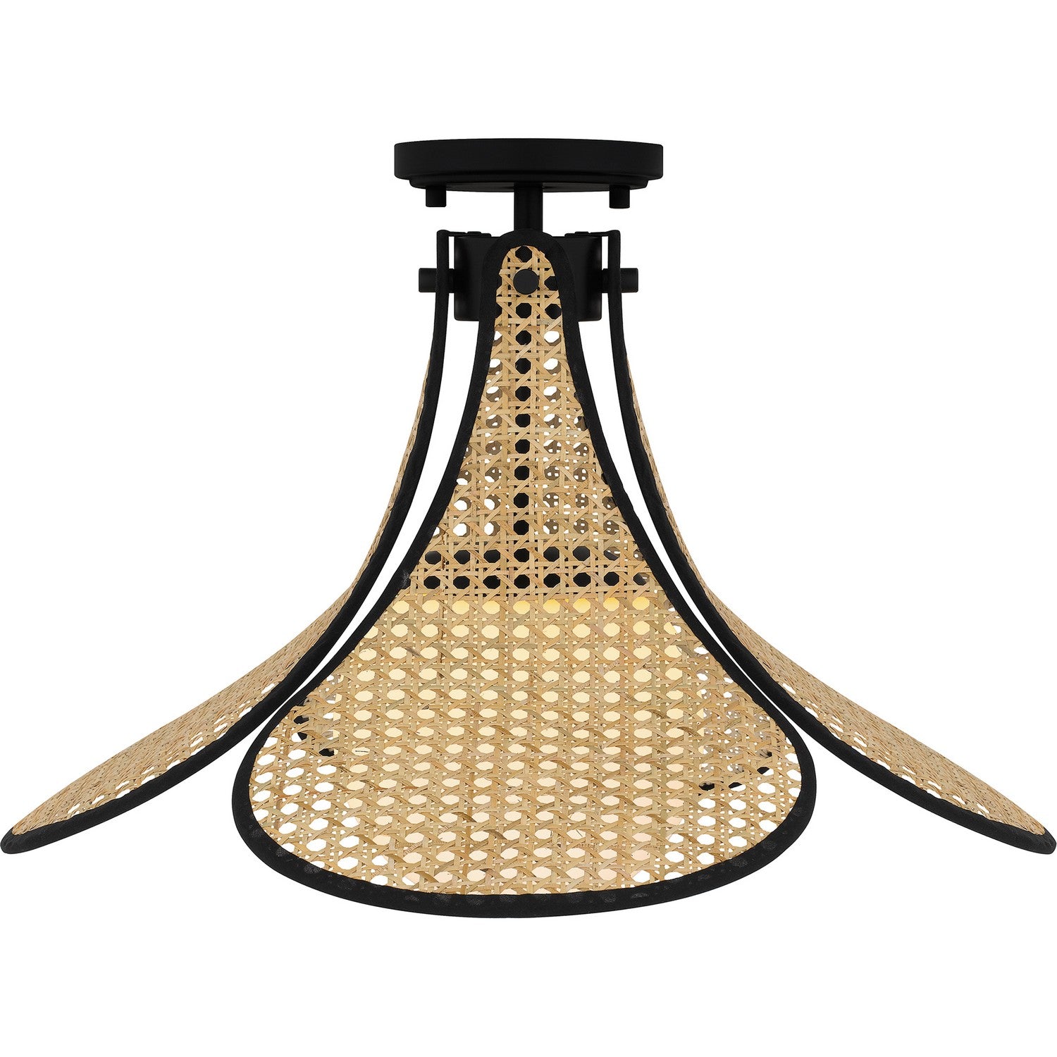 Quoizel - QSF6207MBK - One Light Semi Flush Mount - Quoizel Semi-Flush Mount - Matte Black