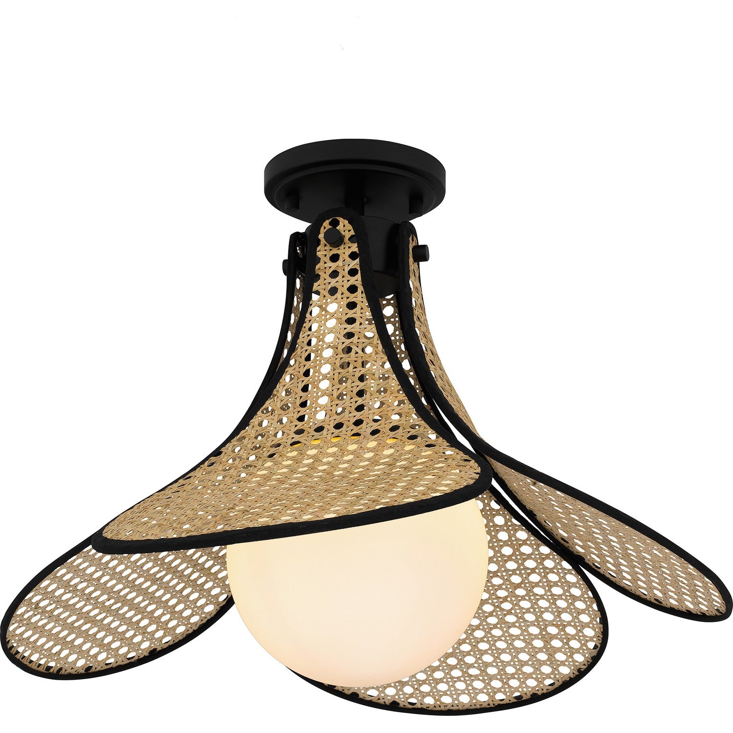 Quoizel - QSF6207MBK - One Light Semi Flush Mount - Quoizel Semi-Flush Mount - Matte Black