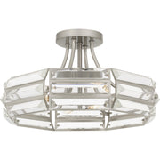 Quoizel - QSF6209BN - Four Light Semi Flush Mount - Quoizel Semi-Flush Mount - Brushed Nickel
