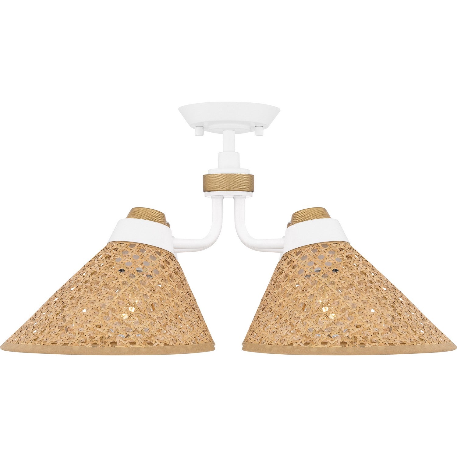 Quoizel - QSF6218W - Four Light Semi Flush Mount - Quoizel Semi-Flush Mount - Matte White