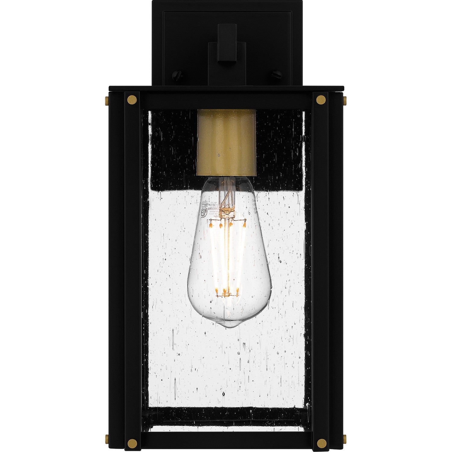 Quoizel - ROB8406MBK - One Light Outdoor Wall Mount - Robbins - Matte Black