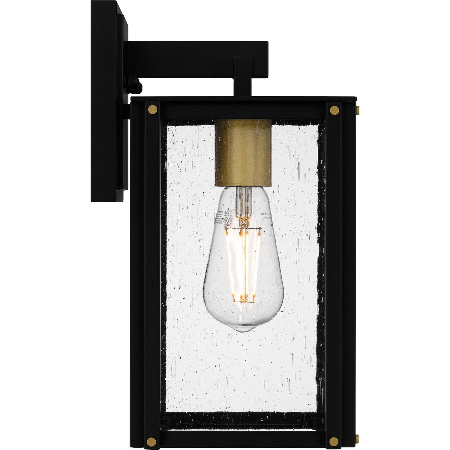 Quoizel - ROB8406MBK - One Light Outdoor Wall Mount - Robbins - Matte Black