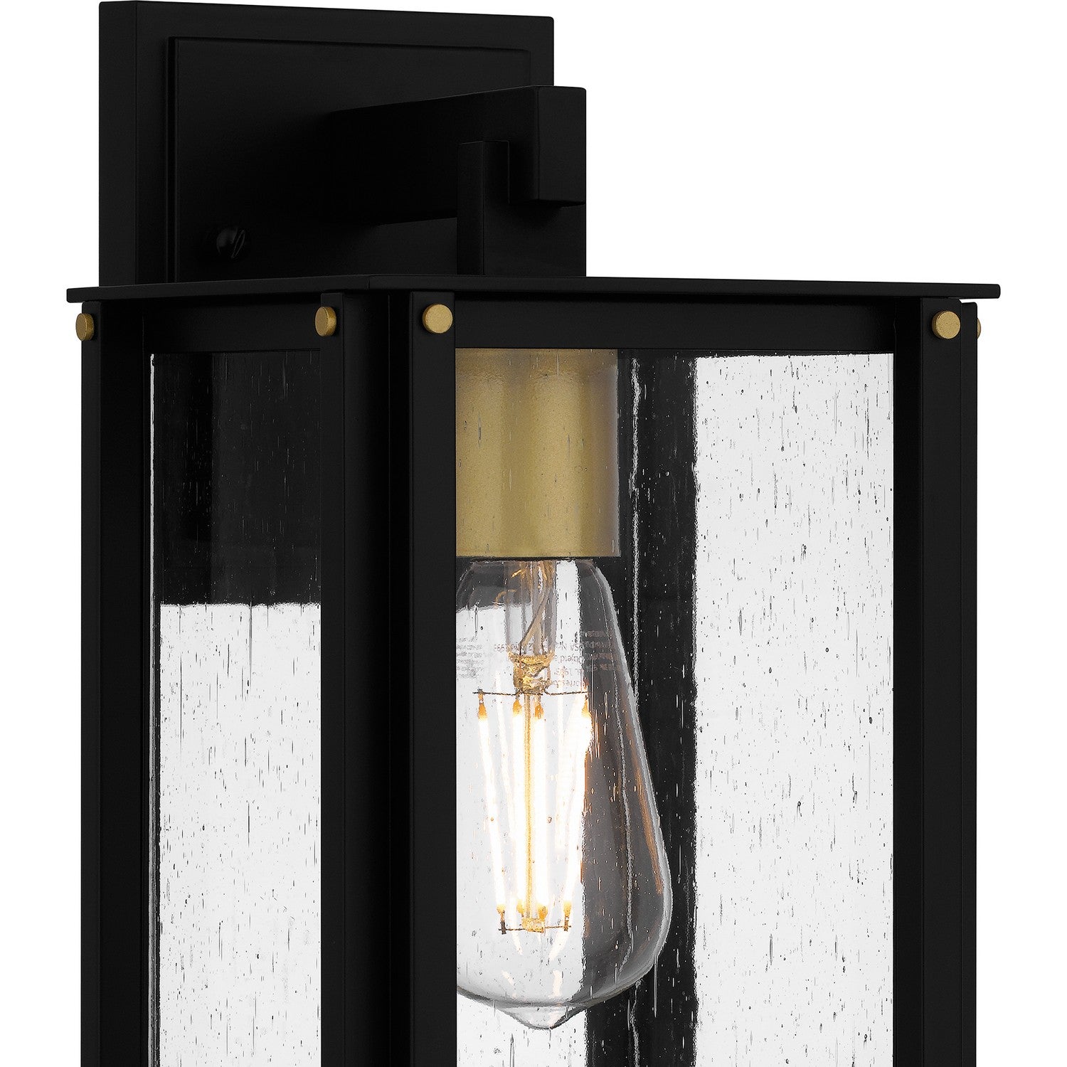 Quoizel - ROB8406MBK - One Light Outdoor Wall Mount - Robbins - Matte Black