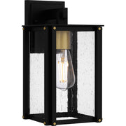 Quoizel - ROB8406MBK - One Light Outdoor Wall Mount - Robbins - Matte Black