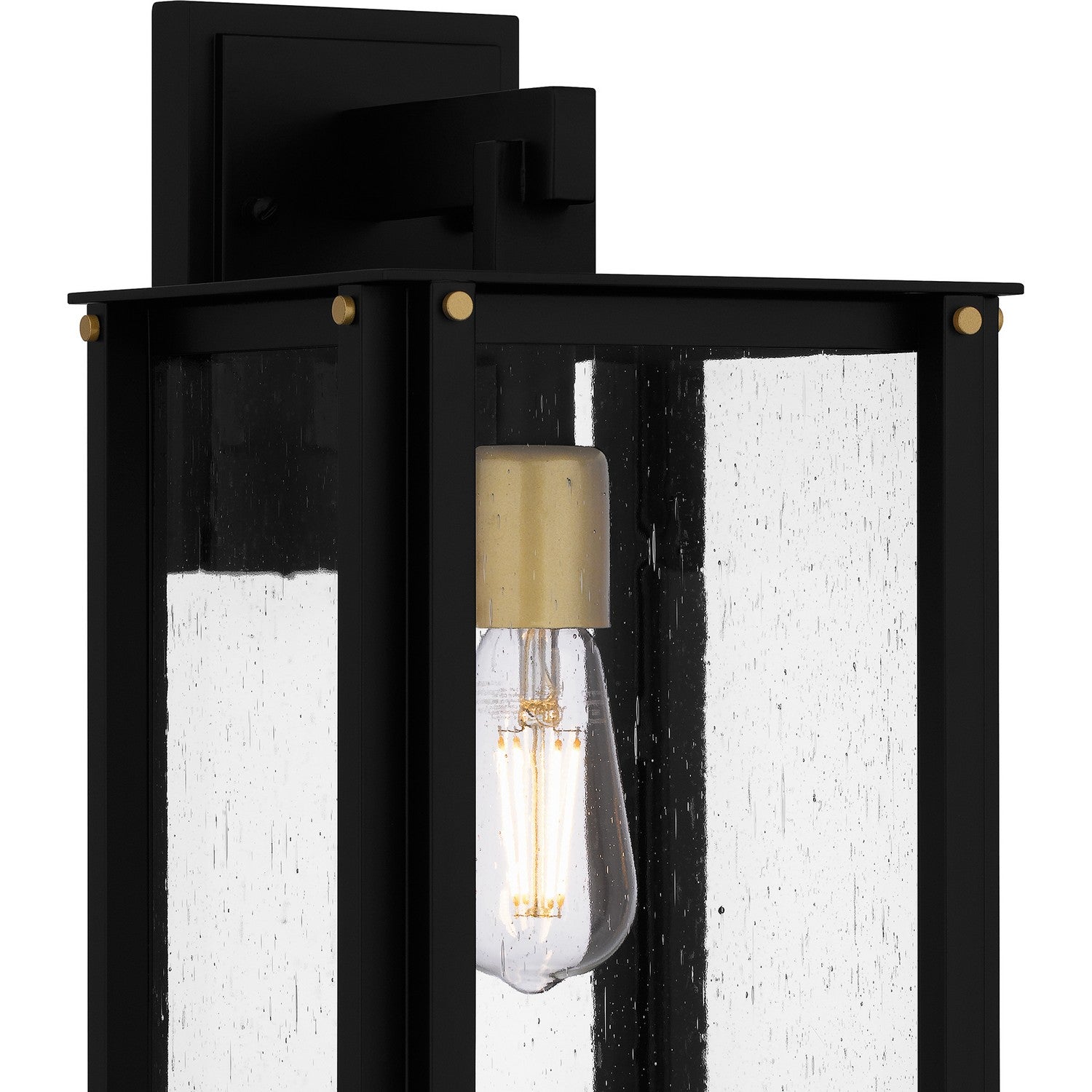 Quoizel - ROB8408MBK - One Light Outdoor Wall Mount - Robbins - Matte Black