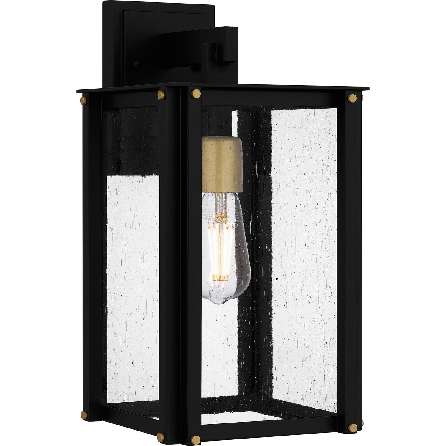 Quoizel - ROB8408MBK - One Light Outdoor Wall Mount - Robbins - Matte Black