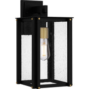 Quoizel - ROB8408MBK - One Light Outdoor Wall Mount - Robbins - Matte Black
