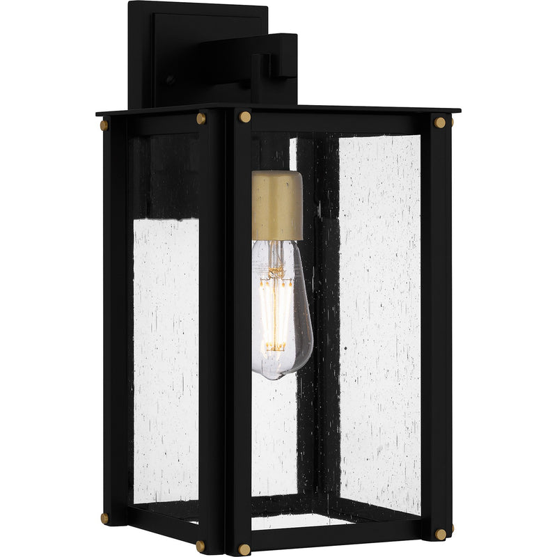 Quoizel - ROB8408MBK - One Light Outdoor Wall Mount - Robbins - Matte Black