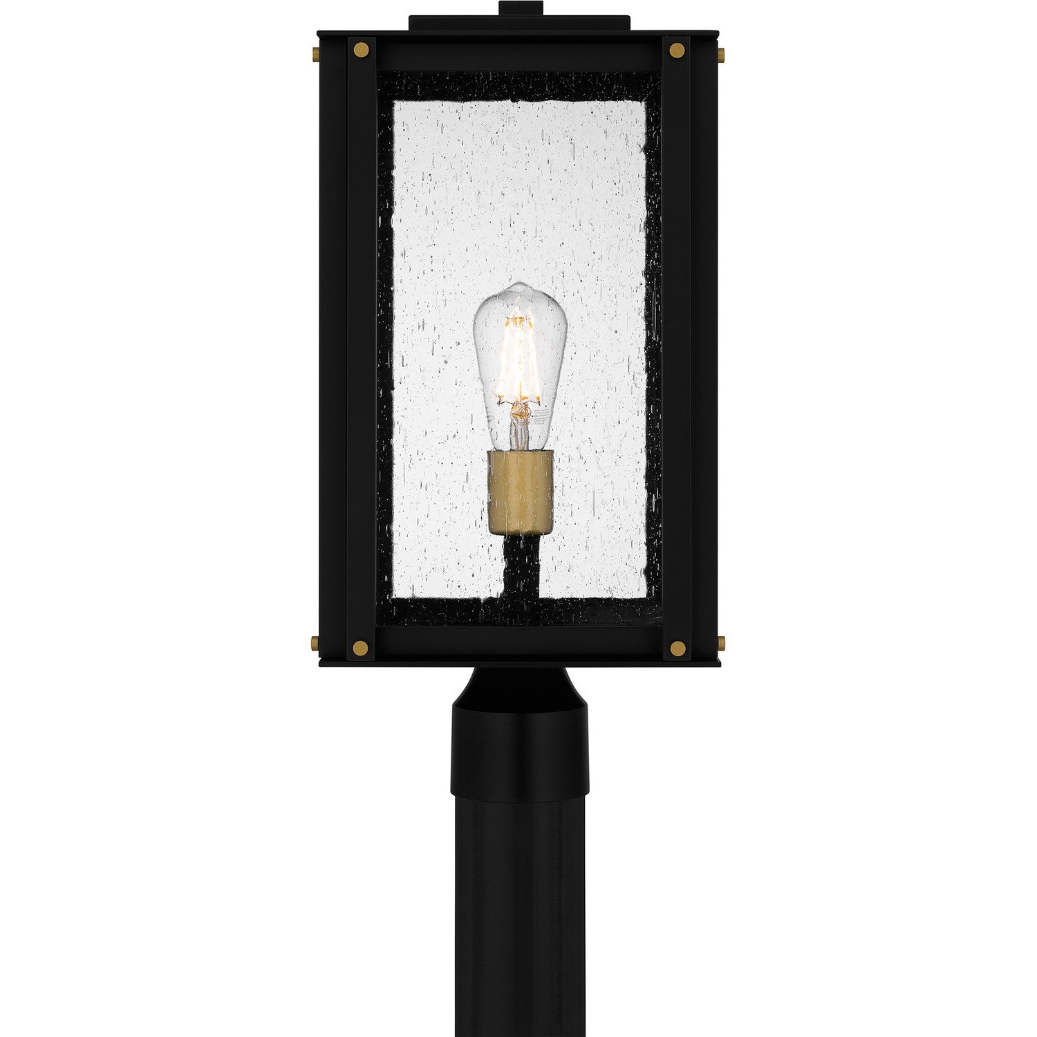Quoizel - ROB9009MBK - One Light Outdoor Post Mount - Robbins - Matte Black