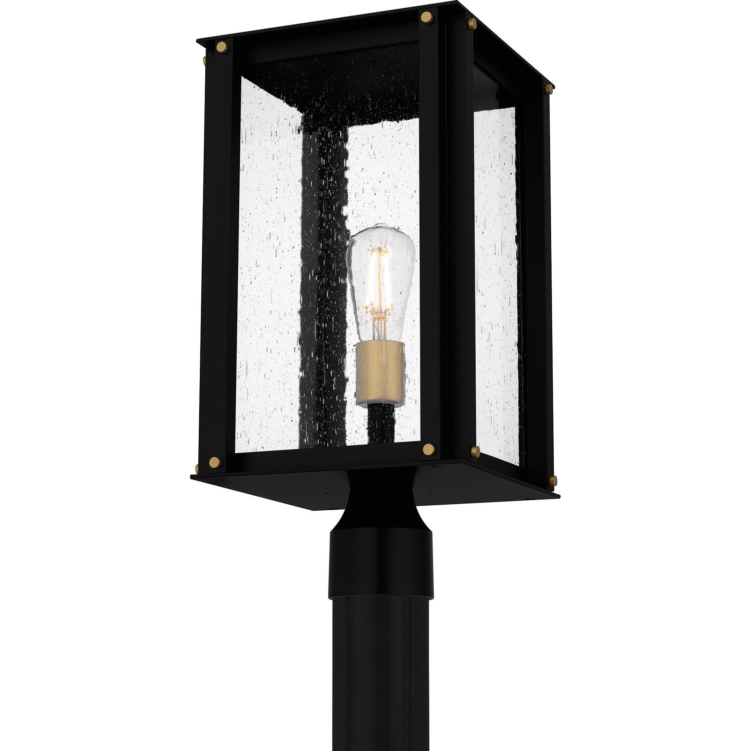 Quoizel - ROB9009MBK - One Light Outdoor Post Mount - Robbins - Matte Black