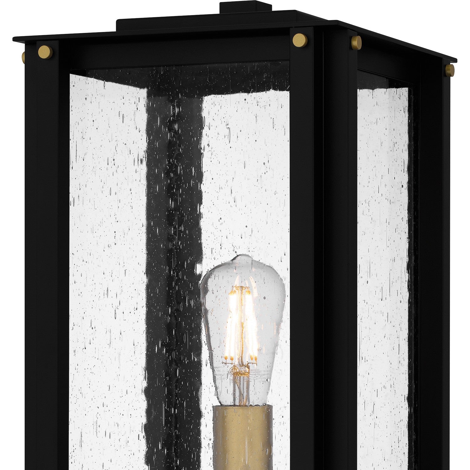 Quoizel - ROB9009MBK - One Light Outdoor Post Mount - Robbins - Matte Black