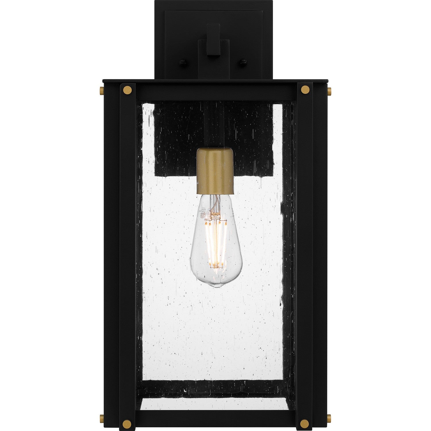 Quoizel - ROB8409MBK - One Light Outdoor Wall Mount - Robbins - Matte Black