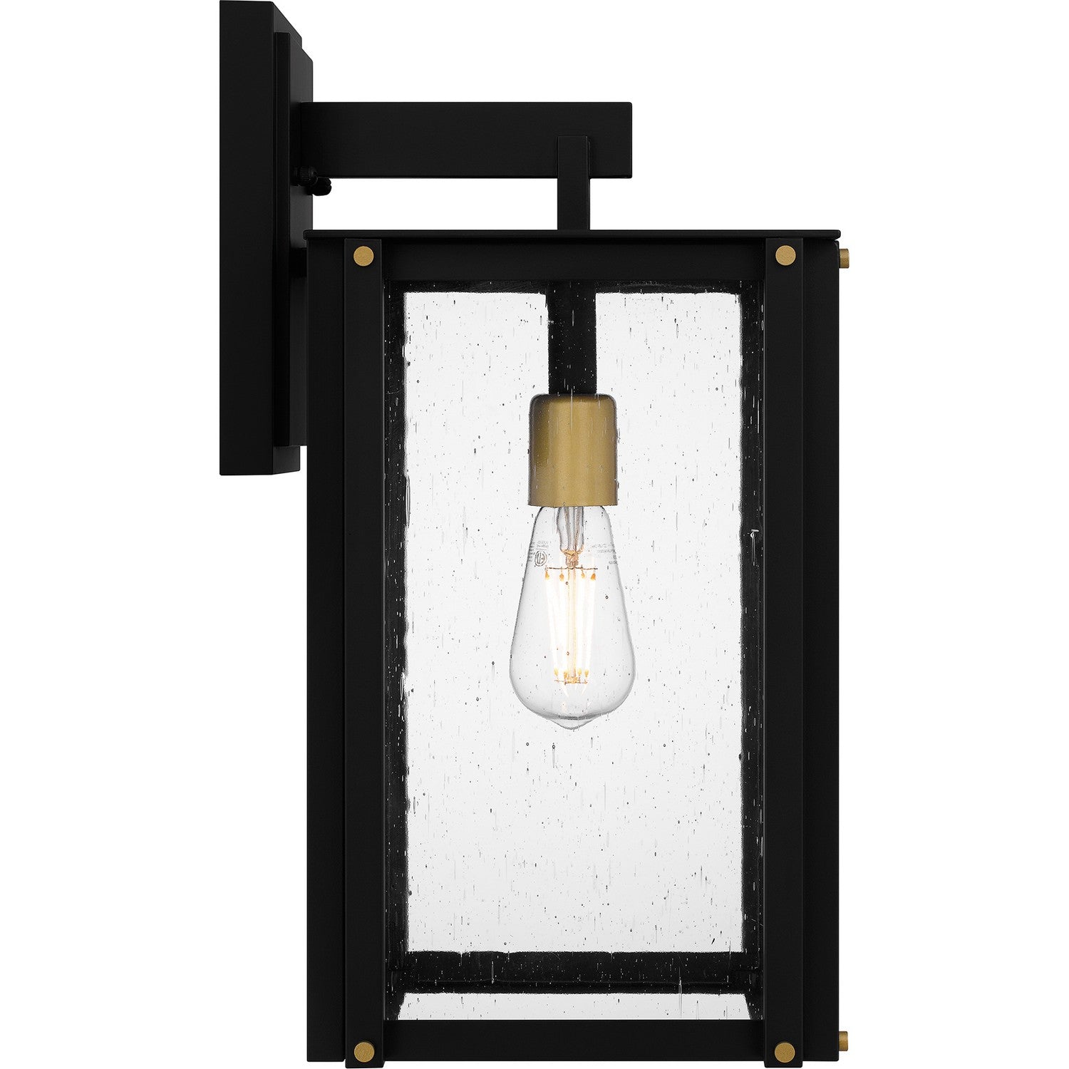 Quoizel - ROB8409MBK - One Light Outdoor Wall Mount - Robbins - Matte Black