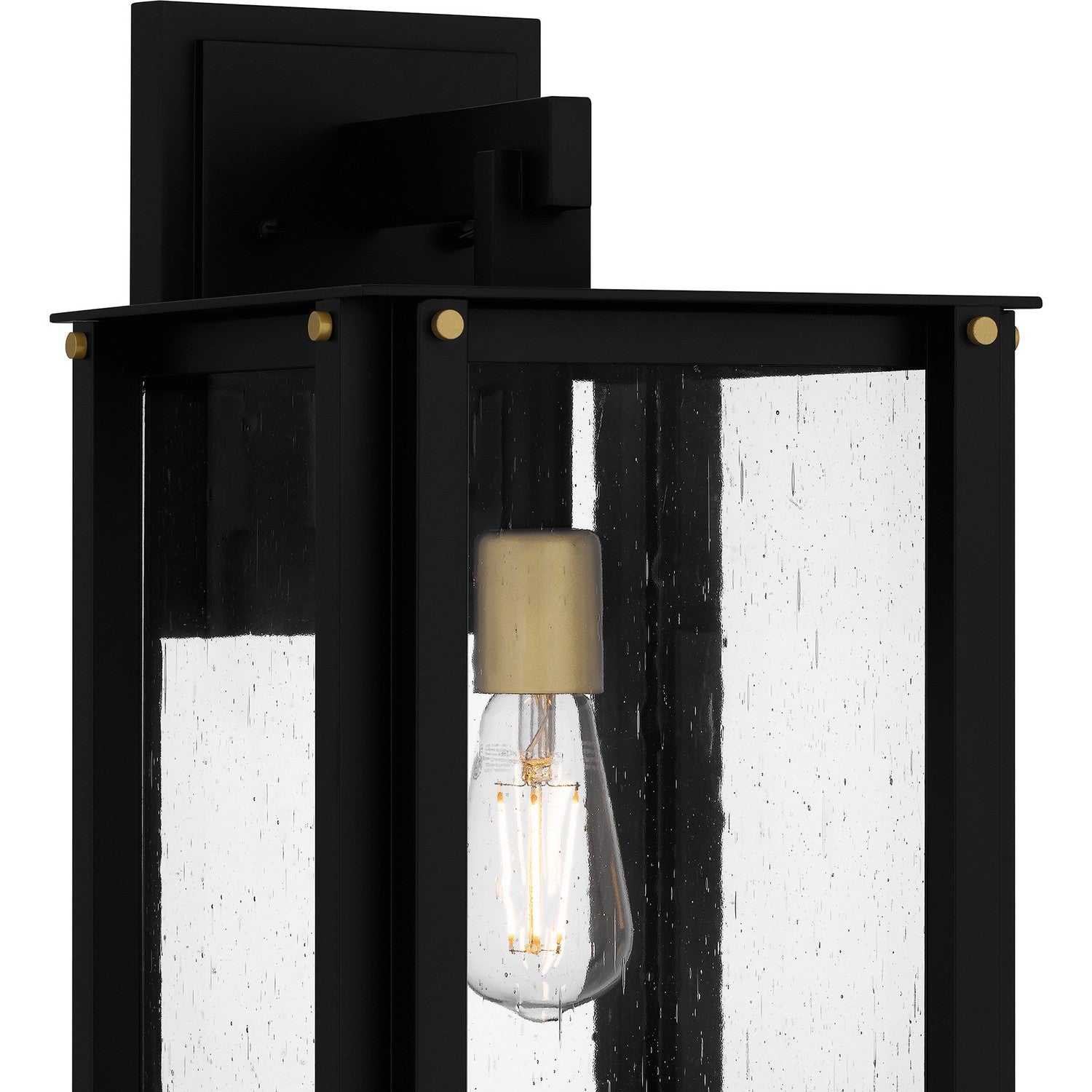 Quoizel - ROB8409MBK - One Light Outdoor Wall Mount - Robbins - Matte Black