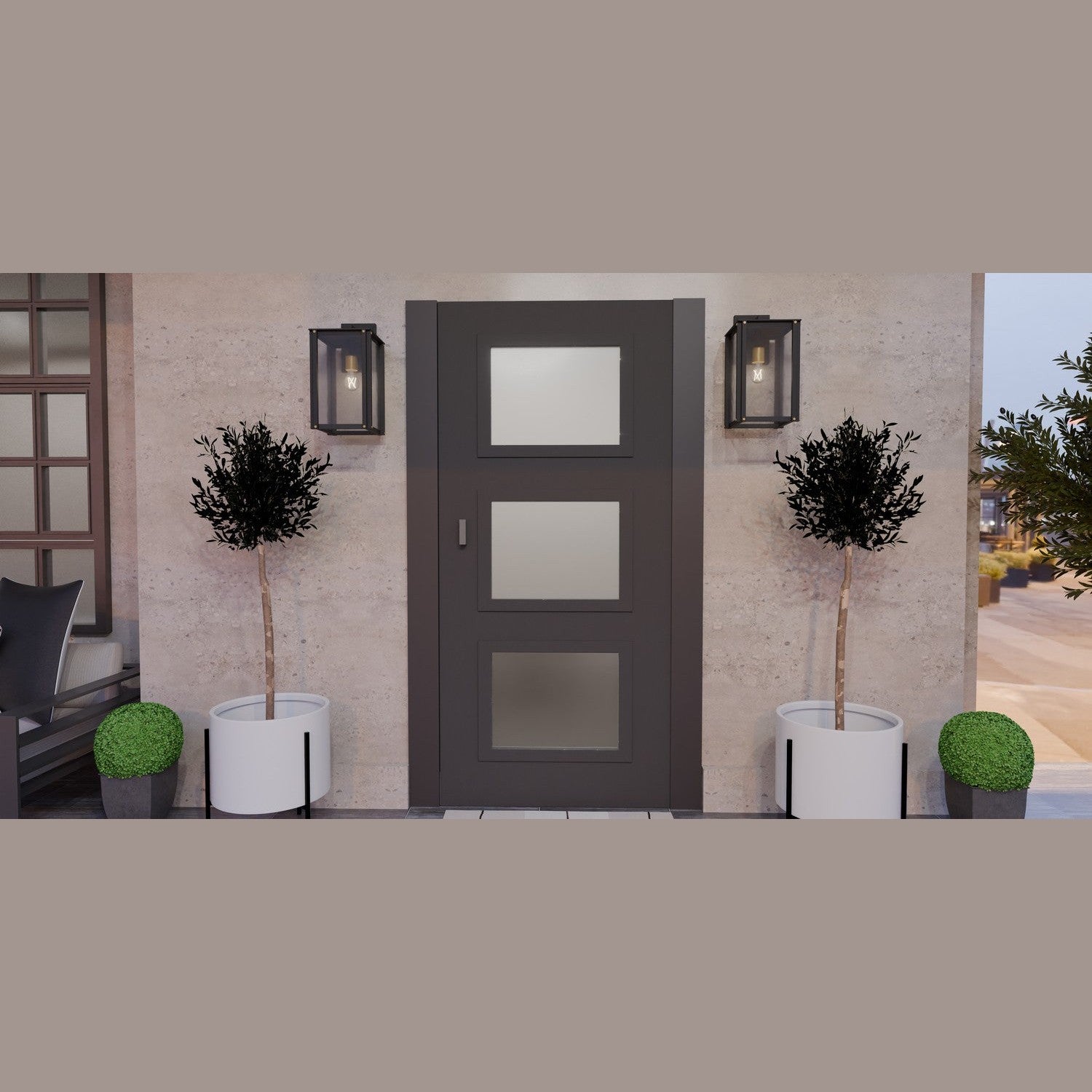 Quoizel - ROB8409MBK - One Light Outdoor Wall Mount - Robbins - Matte Black