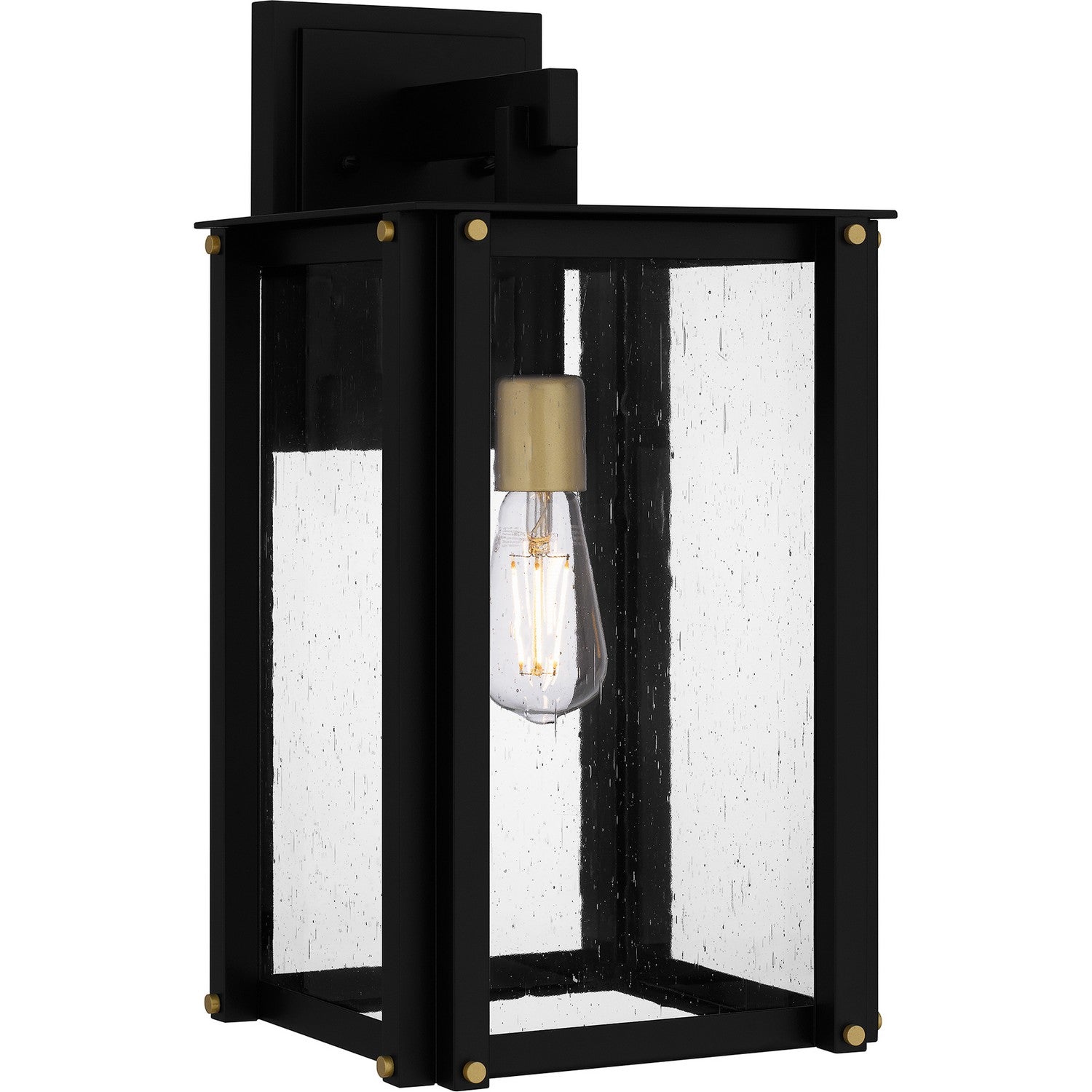 Quoizel - ROB8409MBK - One Light Outdoor Wall Mount - Robbins - Matte Black
