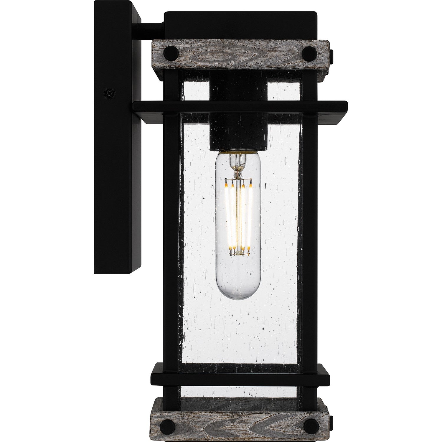 Quoizel - SAD8405MBK - One Light Outdoor Wall Mount - Strader - Matte Black