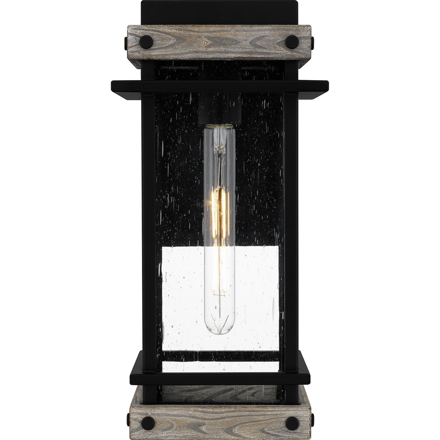Quoizel - SAD8407MBK - One Light Outdoor Wall Mount - Strader - Matte Black