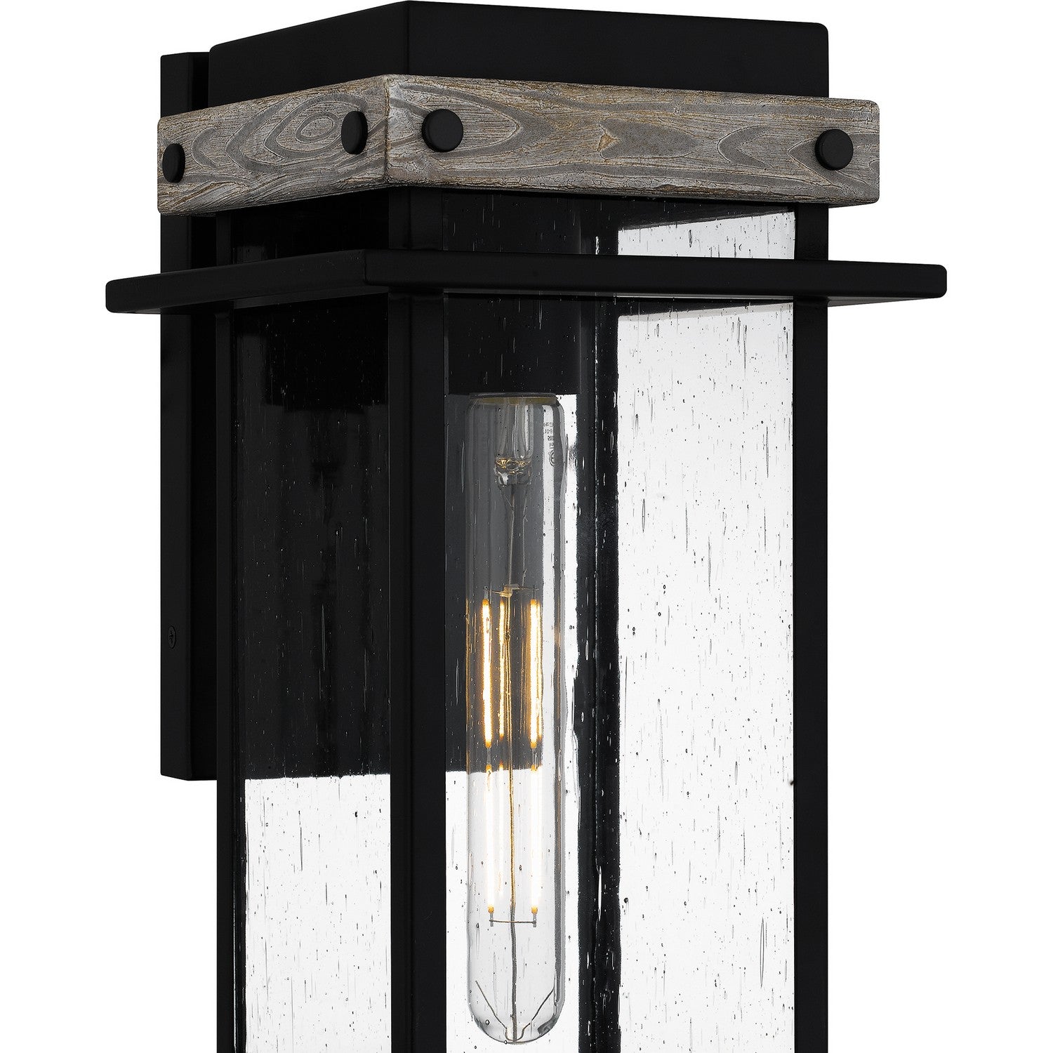 Quoizel - SAD8407MBK - One Light Outdoor Wall Mount - Strader - Matte Black