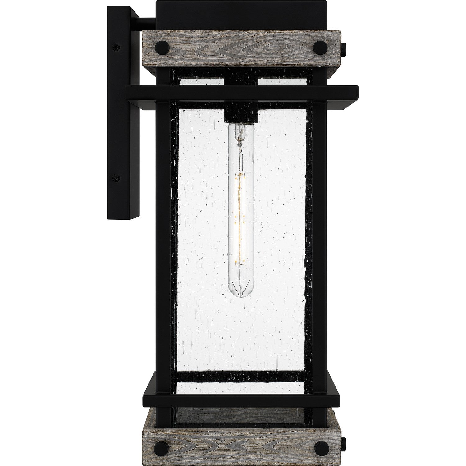 Quoizel - SAD8409MBK - One Light Outdoor Wall Mount - Strader - Matte Black