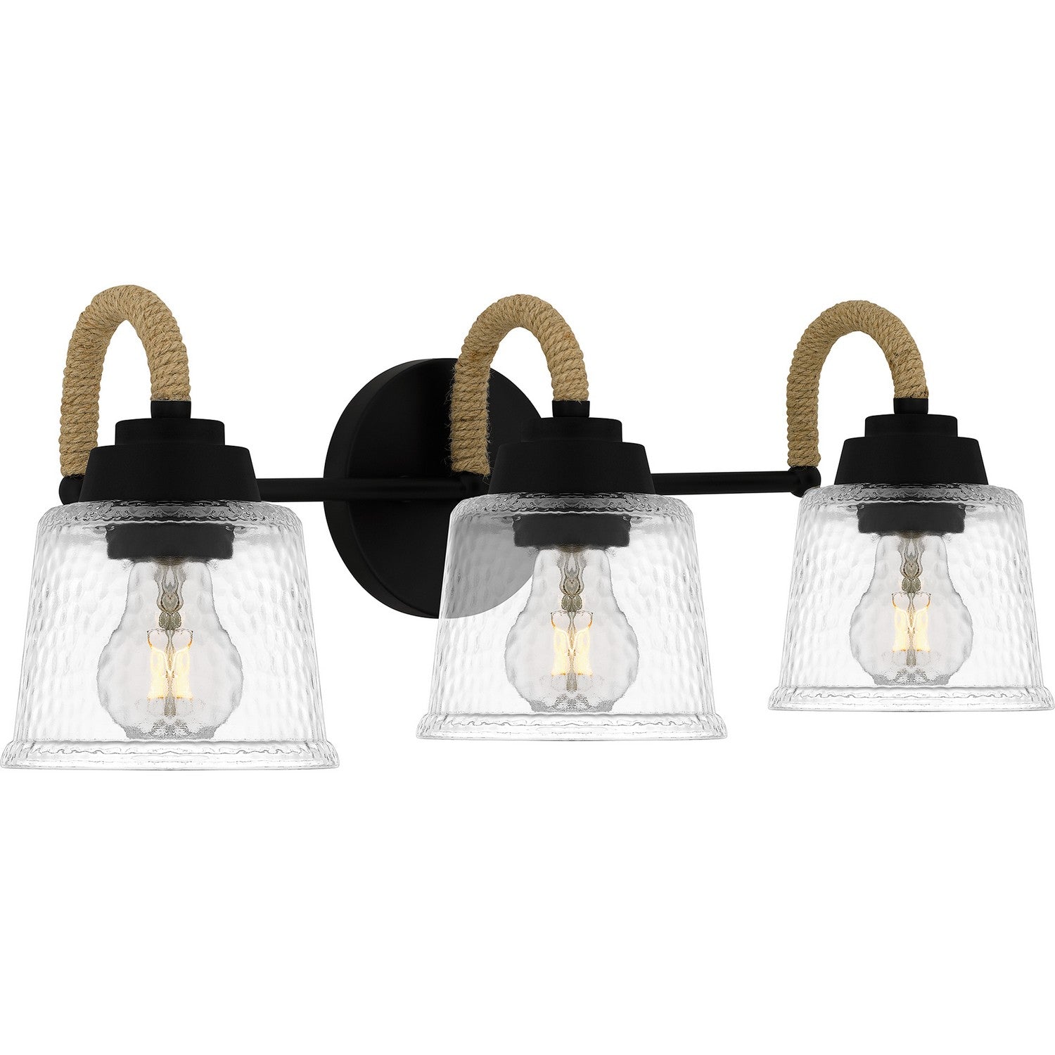 Quoizel - SEB8622MBK - Three Light Bath - Seabreeze - Matte Black