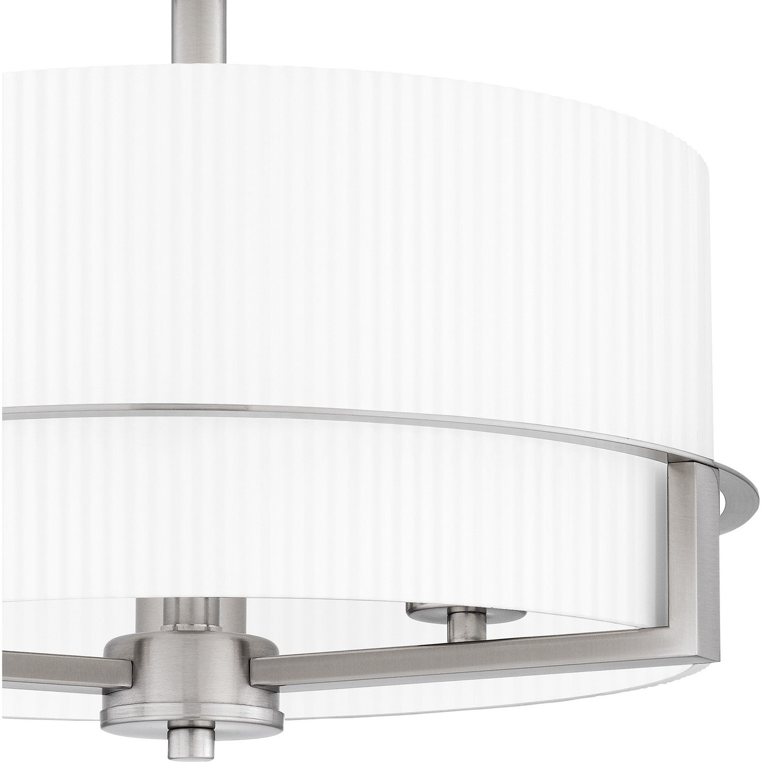 Quoizel - SEY1715BN - Three Light Semi Flush Mount - Seymour - Brushed Nickel