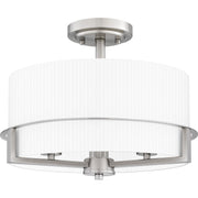 Quoizel - SEY1715BN - Three Light Semi Flush Mount - Seymour - Brushed Nickel