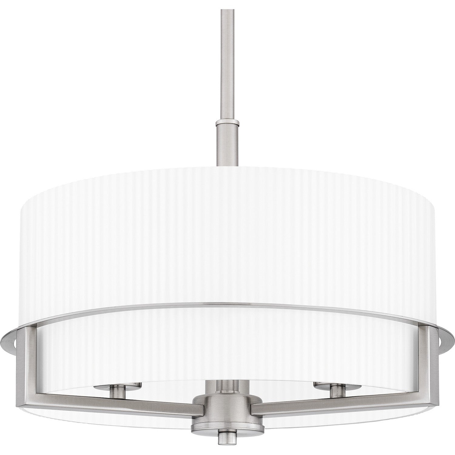 Quoizel - SEY2815BN - Three Light Pendant - Seymour - Brushed Nickel