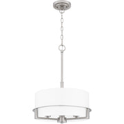 Quoizel - SEY2815BN - Three Light Pendant - Seymour - Brushed Nickel