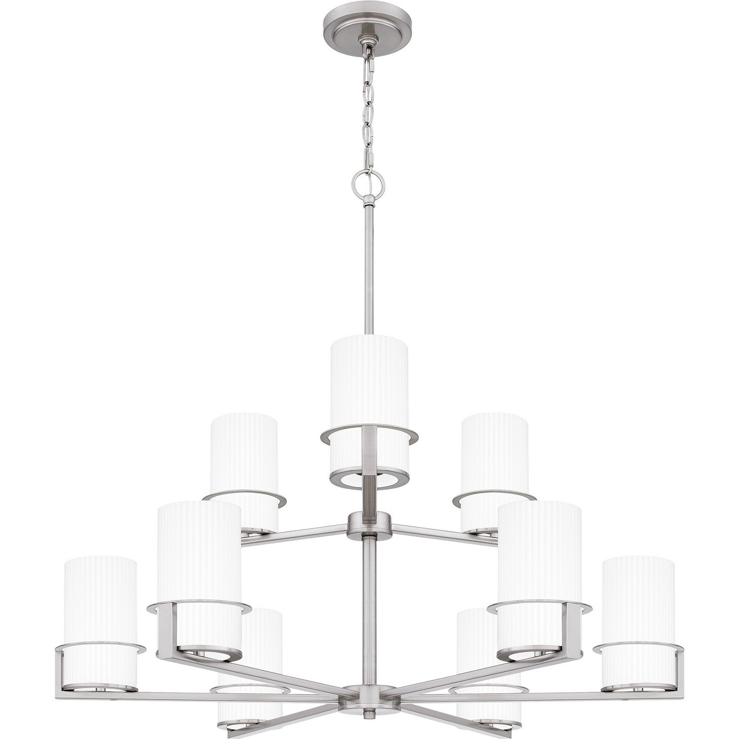 Quoizel - SEY5032BN - Nine Light Chandelier - Seymour - Brushed Nickel