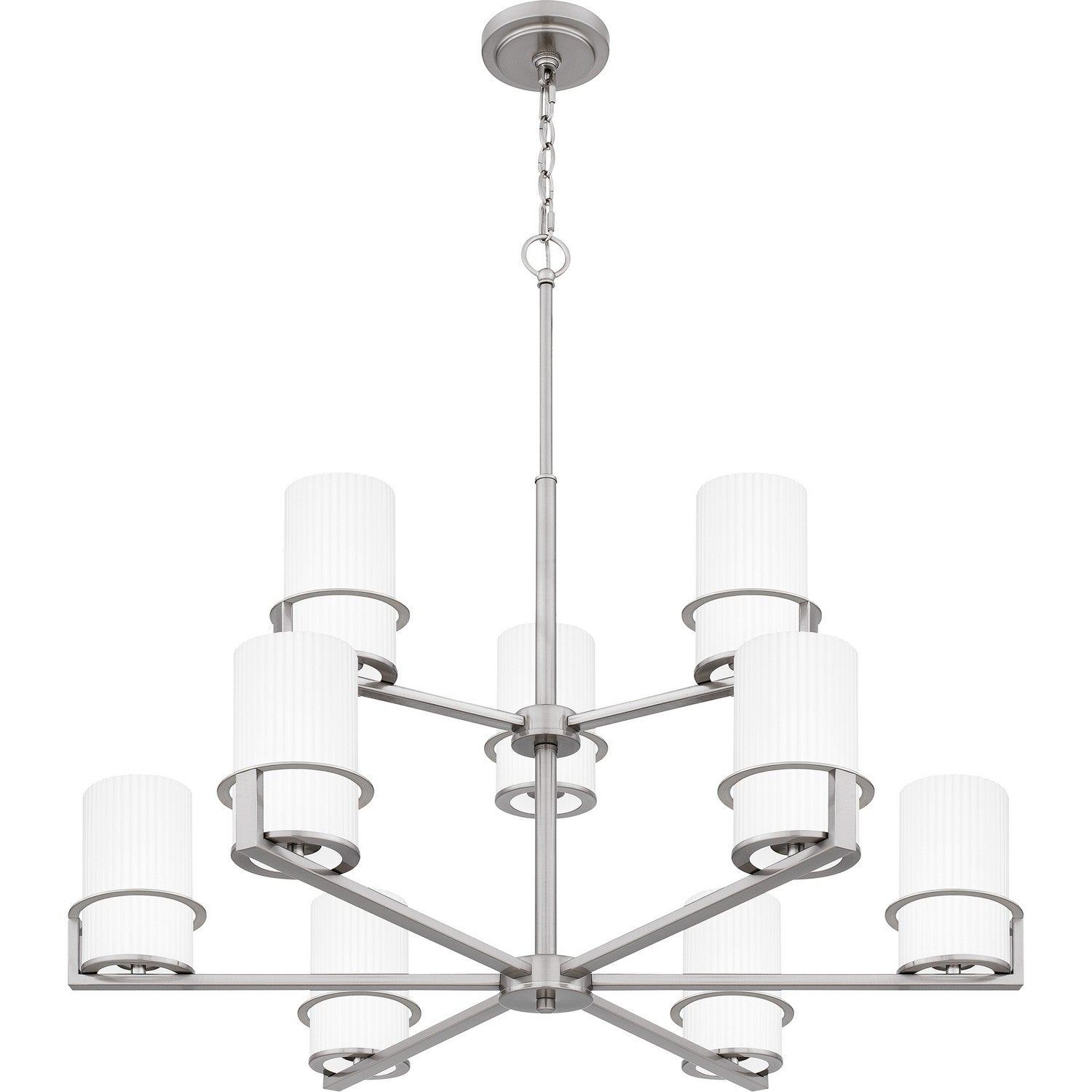 Quoizel - SEY5032BN - Nine Light Chandelier - Seymour - Brushed Nickel
