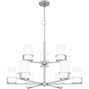 Quoizel - SEY5032BN - Nine Light Chandelier - Seymour - Brushed Nickel