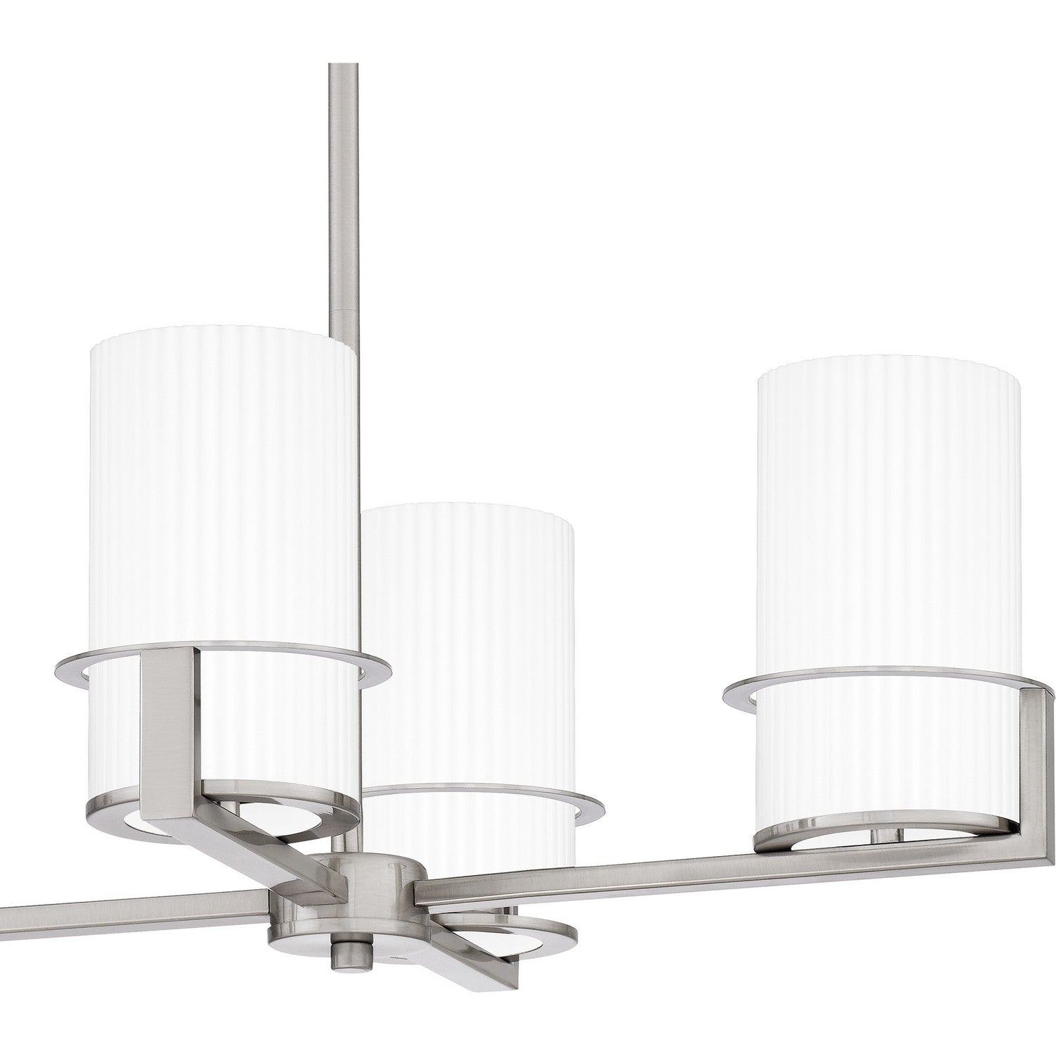Quoizel - SEY636BN - Six Light Linear Chandelier - Seymour - Brushed Nickel