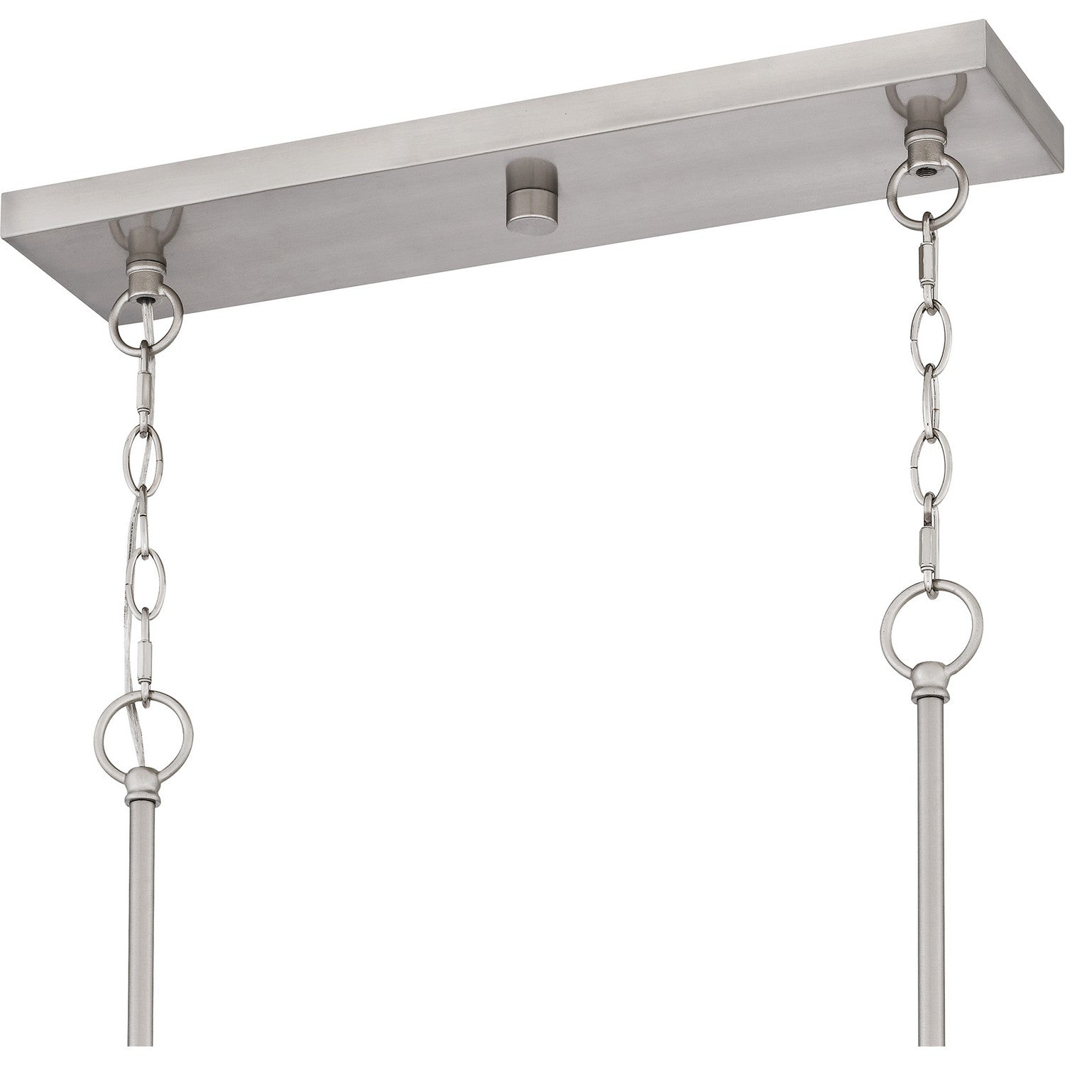 Quoizel - SEY636BN - Six Light Linear Chandelier - Seymour - Brushed Nickel