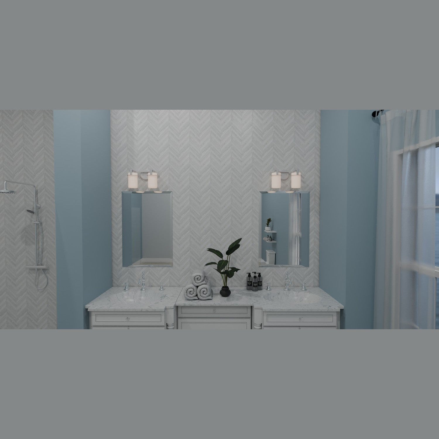 Quoizel - SEY8614BN - Two Light Bath - Seymour - Brushed Nickel