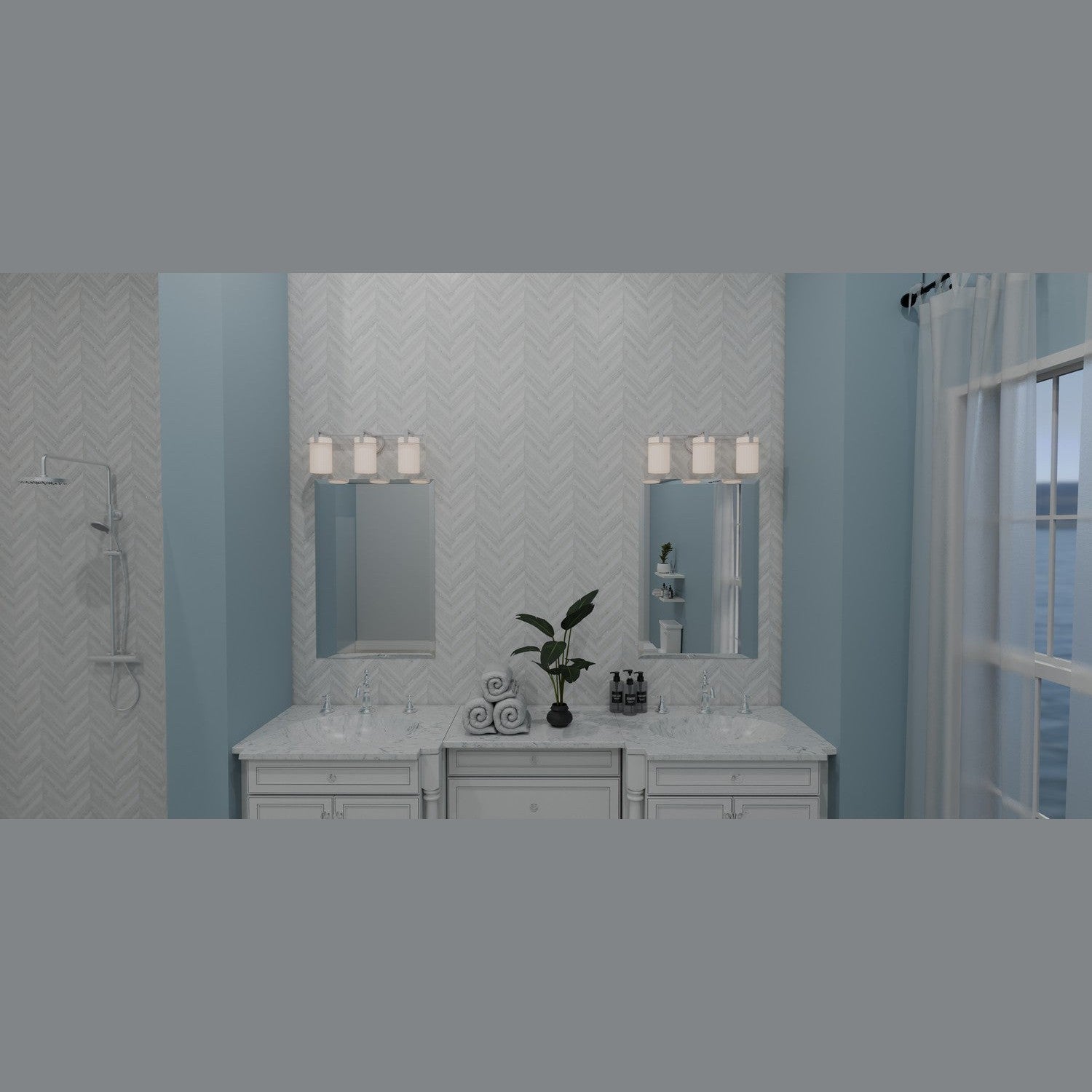 Quoizel - SEY8622BN - Three Light Bath - Seymour - Brushed Nickel