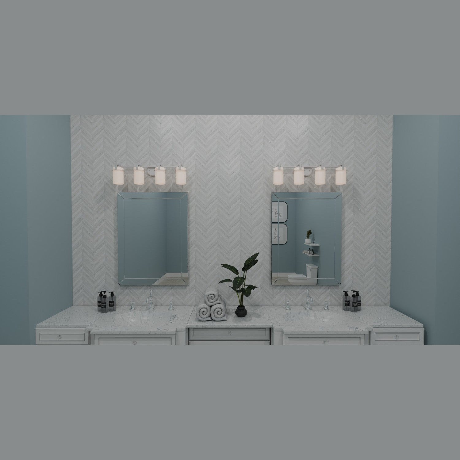 Quoizel - SEY8631BN - Four Light Bath - Seymour - Brushed Nickel