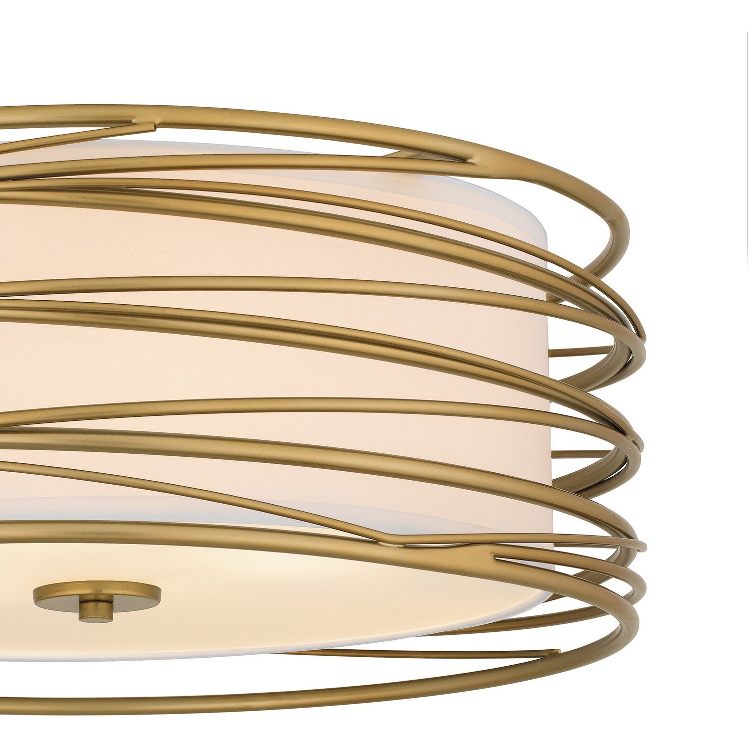 Quoizel - SPL1720LG - Three Light Semi Flush Mount - Spiral - Light Gold