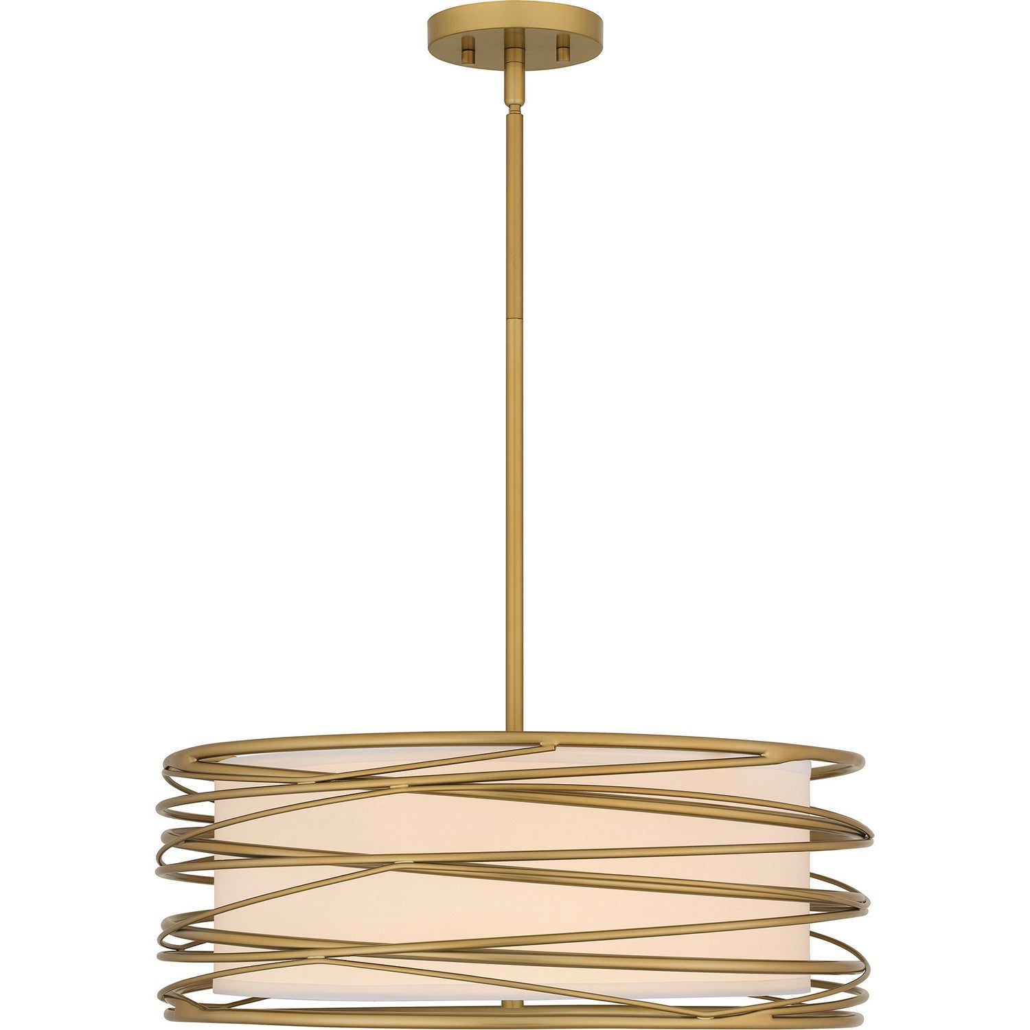 Quoizel - SPL2820LG - Three Light Pendant - Spiral - Light Gold